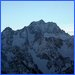 North Face of Mt. Stuart from Mt. Cashmere in winter, North Ridge at center.