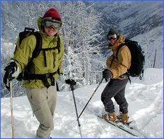 Icicle Creek Ski Tours with the Northwest Mountain School.