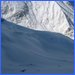 The magnificent Mont Blanc de Cheilon as seen from base of Pas du Chat