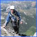 Bill, working his way up the North Ridge of Stuart in July.